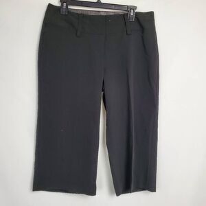 Maurices Size 9/10 I Am Polished Black Capri Dress Pants